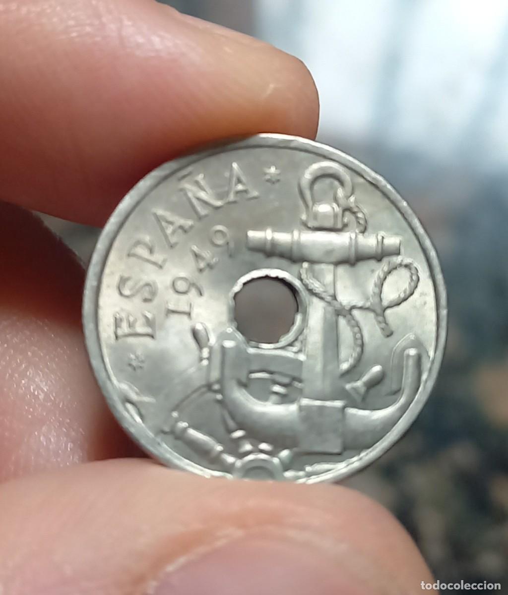 Monedas Franco: Estrella 51, 50 c&eacute;ntimos 1949 moneda Espa&ntilde;a