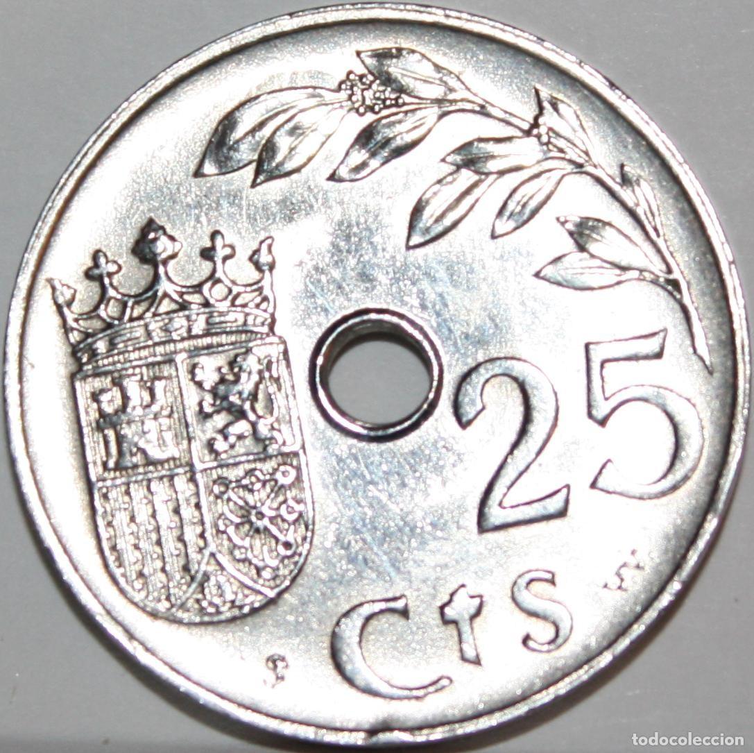 Monedas Franco: Moneda de 25 C&eacute;ntimos de 1937 - Foto 2