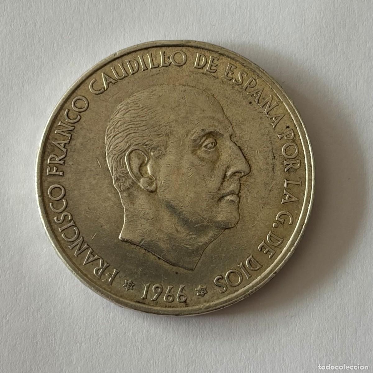 Monedas Franco: MONEDA DE 100 PESETAS FRANCO DE 1966 ESTRELLA 68 (FOTO) PLATA