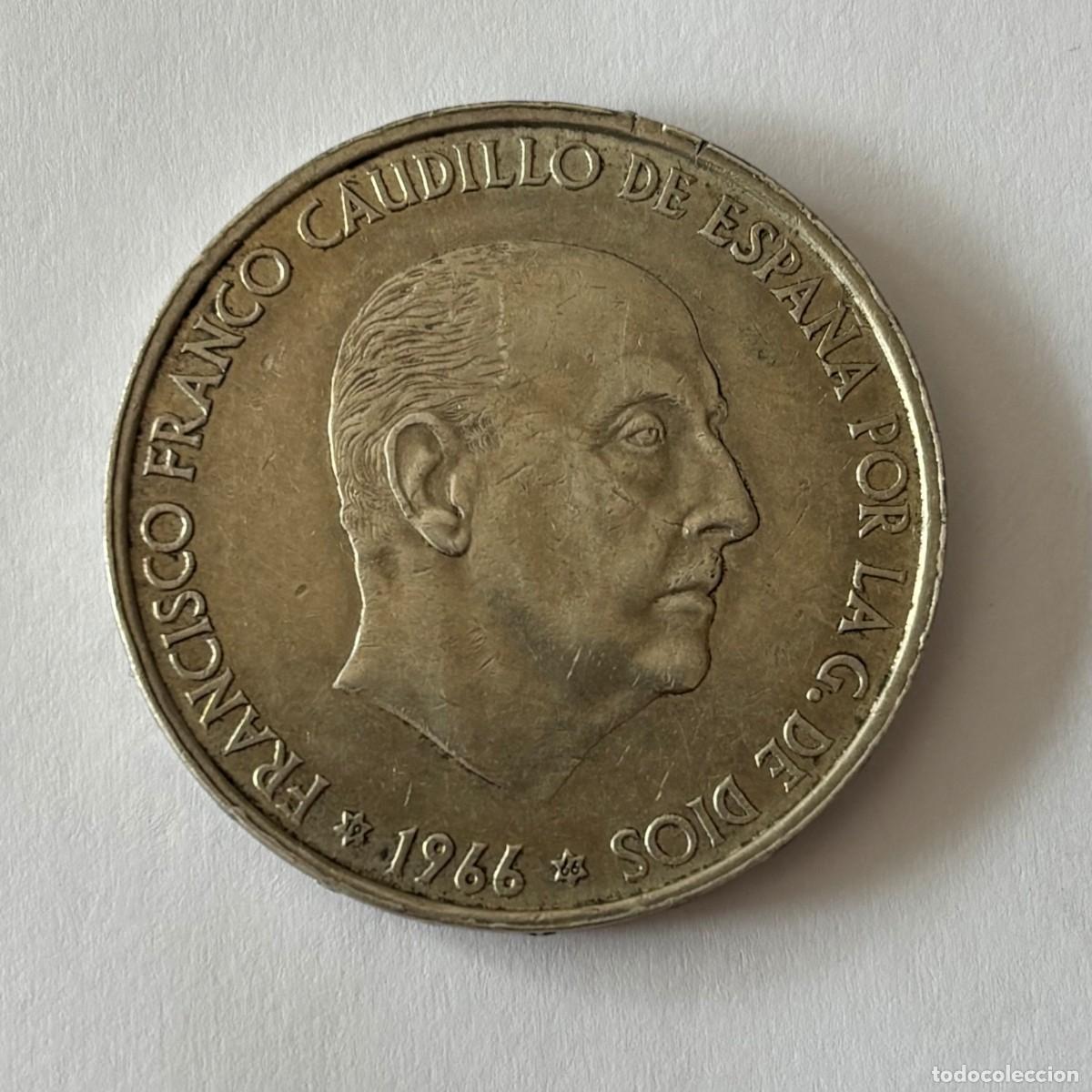 Monedas Franco: MONEDA DE 100 PESETAS FRANCO DE 1966 ESTRELLA 66 (FOTO) PLATA