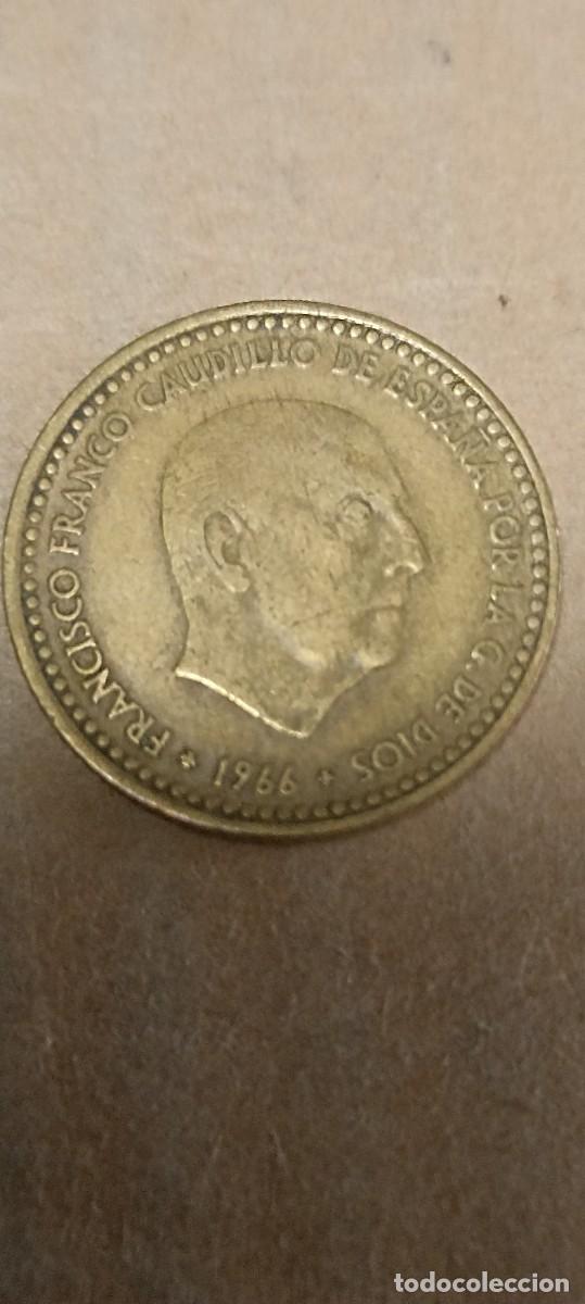 Monedas Franco: Peseta a&ntilde;o 66 estrella 68 MUY RARA
