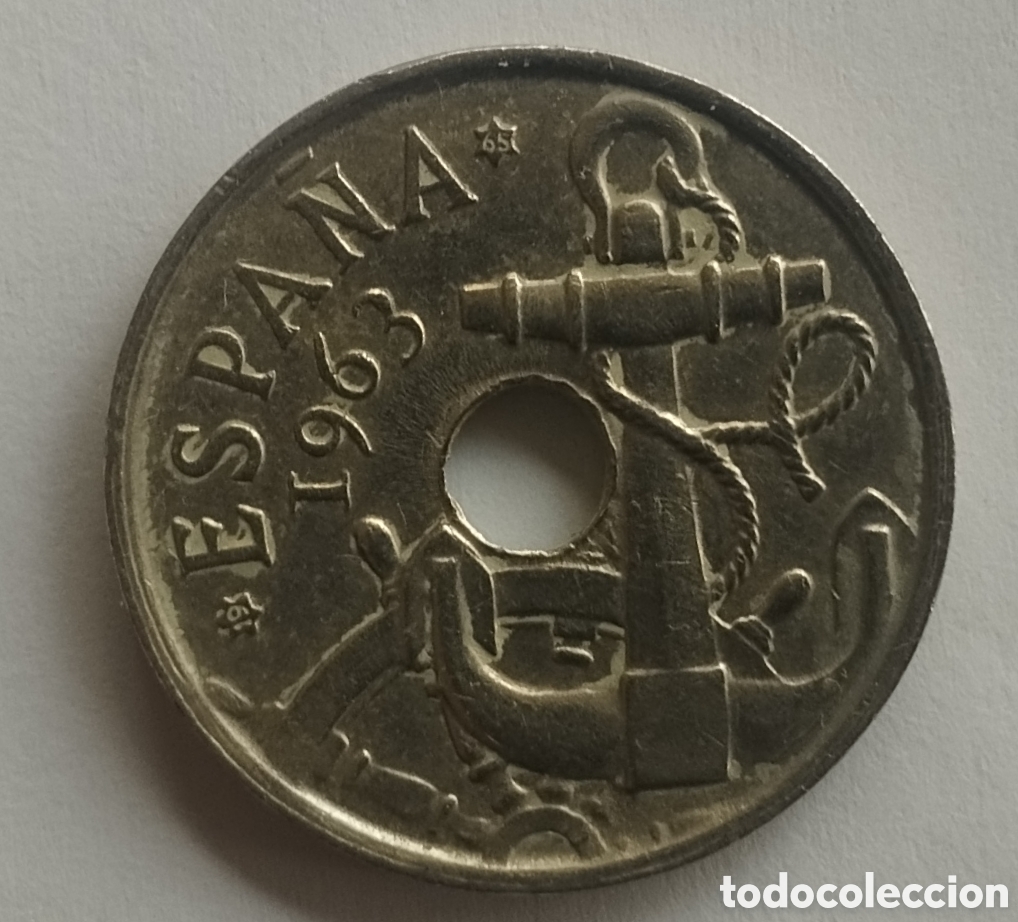 Monedas Franco: MONEDA DE 50 C&Eacute;NTIMOS 1963 ESTRELLA 65 BUEN ESTADO