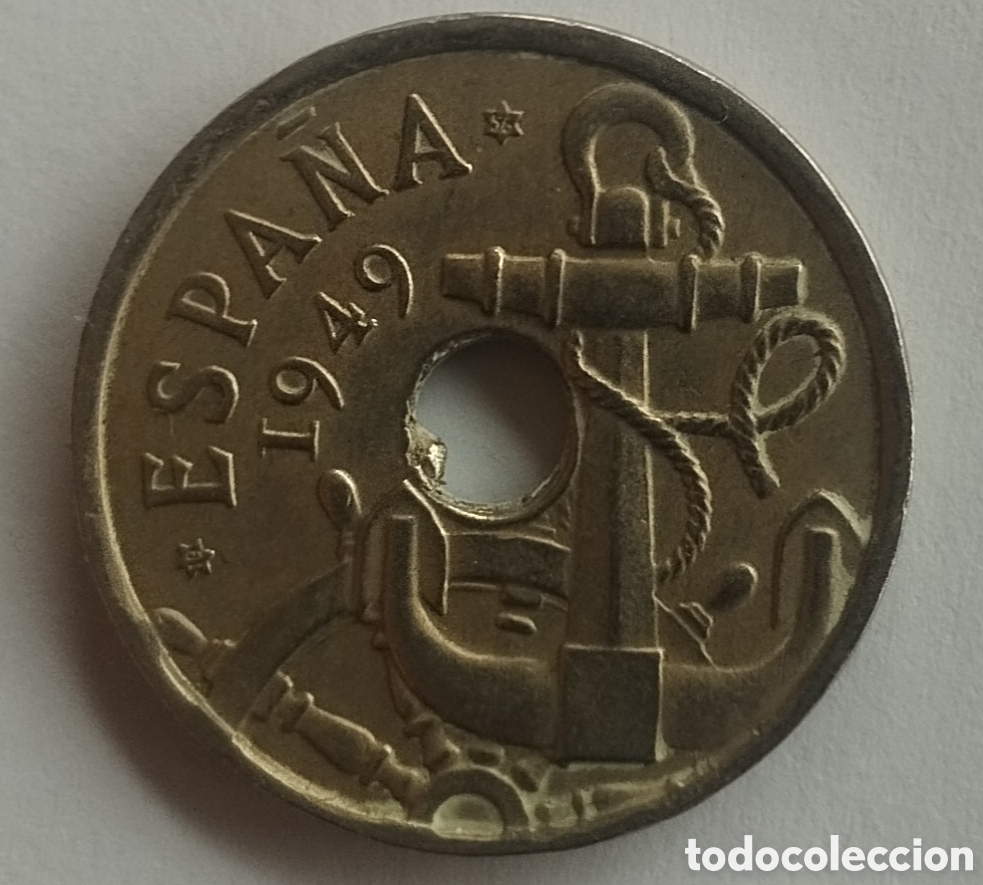 Monedas Franco: MONEDA DE 50 C&Eacute;NTIMOS 1949 ESTRELLA 56 BUEN ESTADO