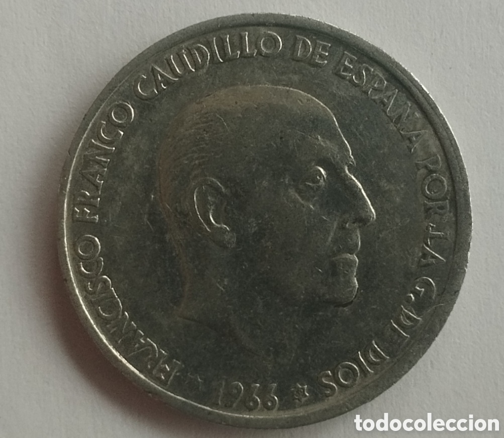 Monedas Franco: MONEDA DE 50 C&Eacute;NTIMOS 1966 ESTRELLA 69 (FOTO)