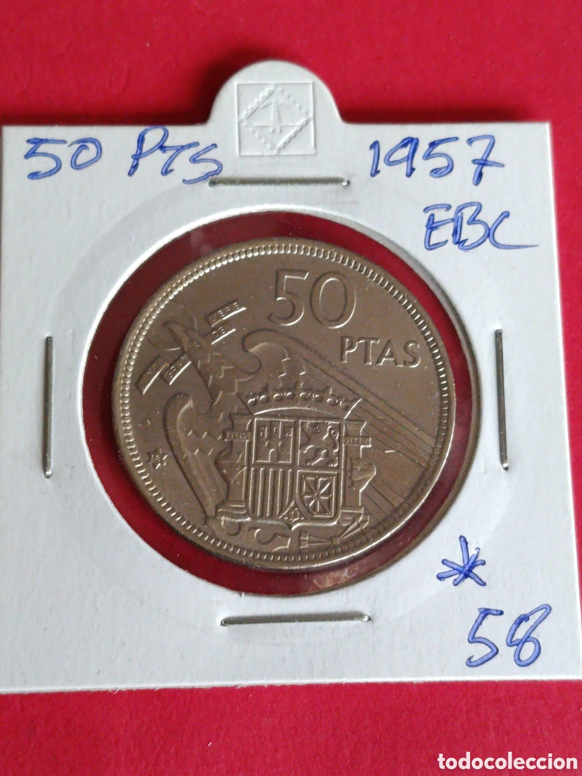 Monedas Franco: ESTADO ESPA&Ntilde;OL. 50 PESETAS DE 1958*58* EBC.