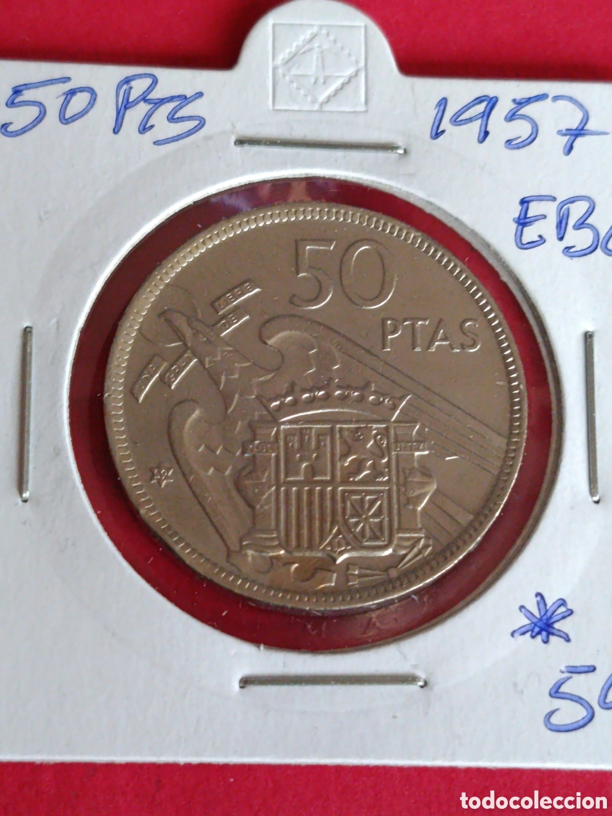 Monedas Franco: ESTADO ESPA&Ntilde;OL. 50 PESETAS DE 1957*59* EBC