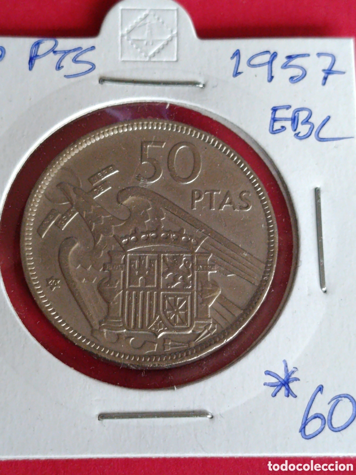 Monedas Franco: ESTADO ESPA&Ntilde;OL. 50 PESETAS DE 1957*60* EBC
