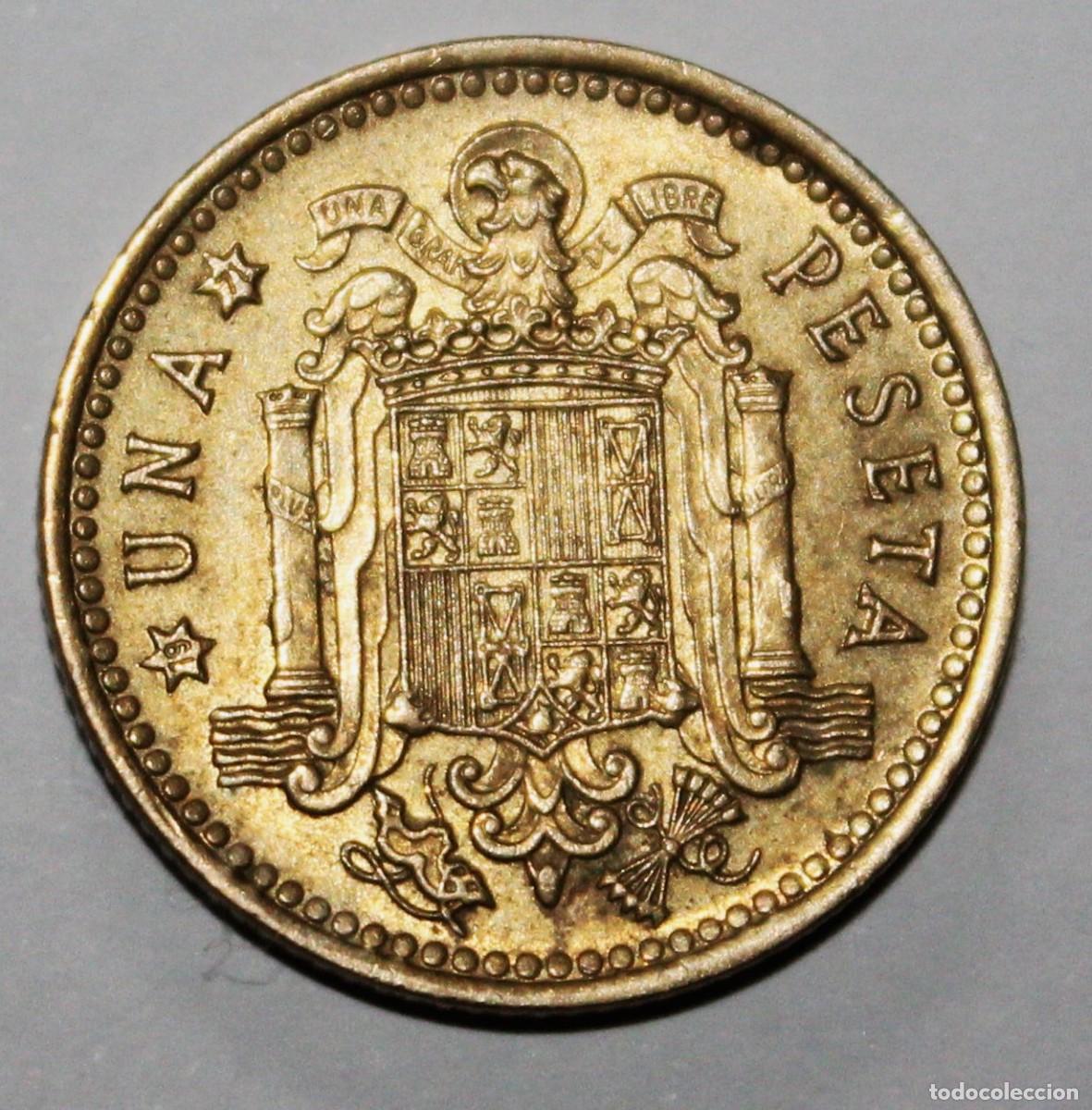 Monedas Franco: MONEDA DE 1 PESETA FRANCO 1966 ESTRELLA 71(FOTO)