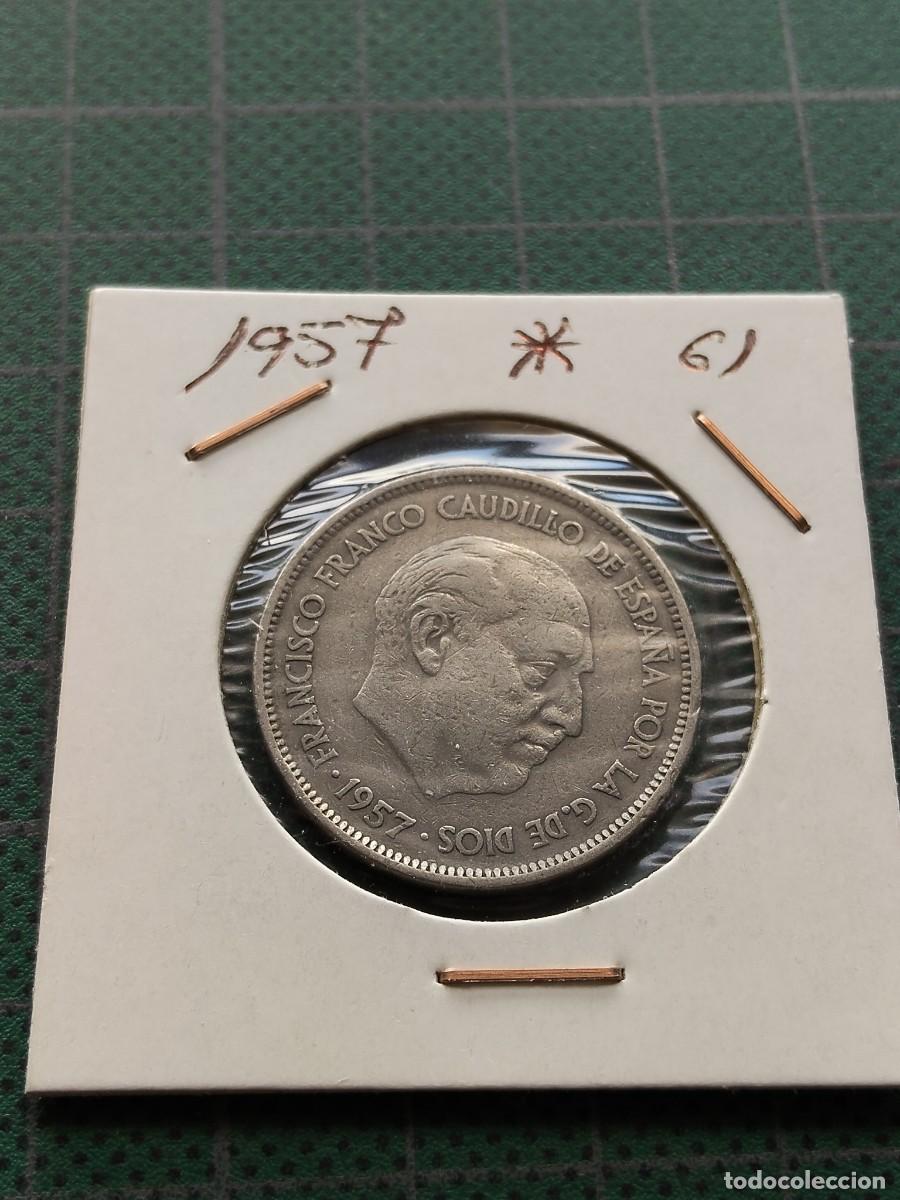 Monedas Franco: ESTADO ESPA&Ntilde;OL: 25 PESETAS 1957 ESTRELLA 61