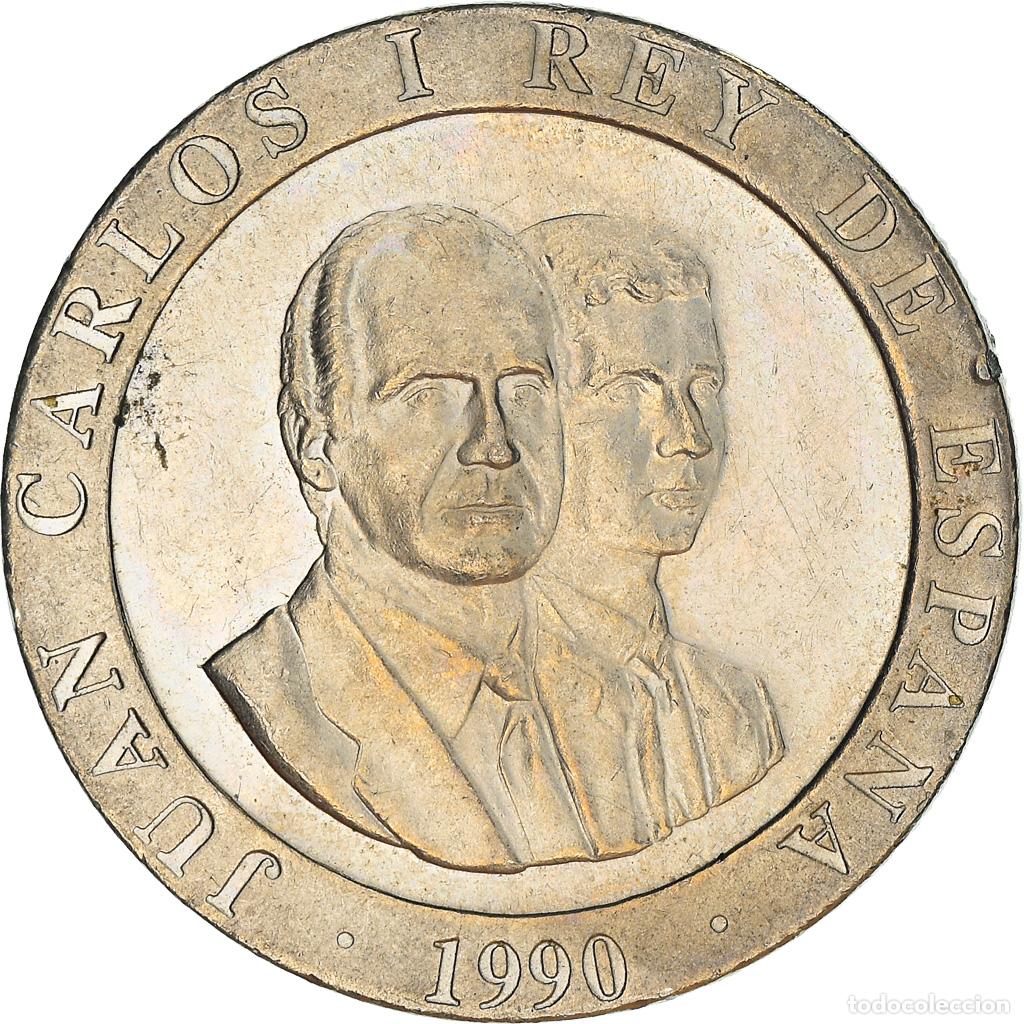 Monedas Franco: [#960607] Moneda, Espa&ntilde;a, Juan Carlos I, 200 Pesetas, 1990, BC+, Cobre - n&iacute;quel, KM:855