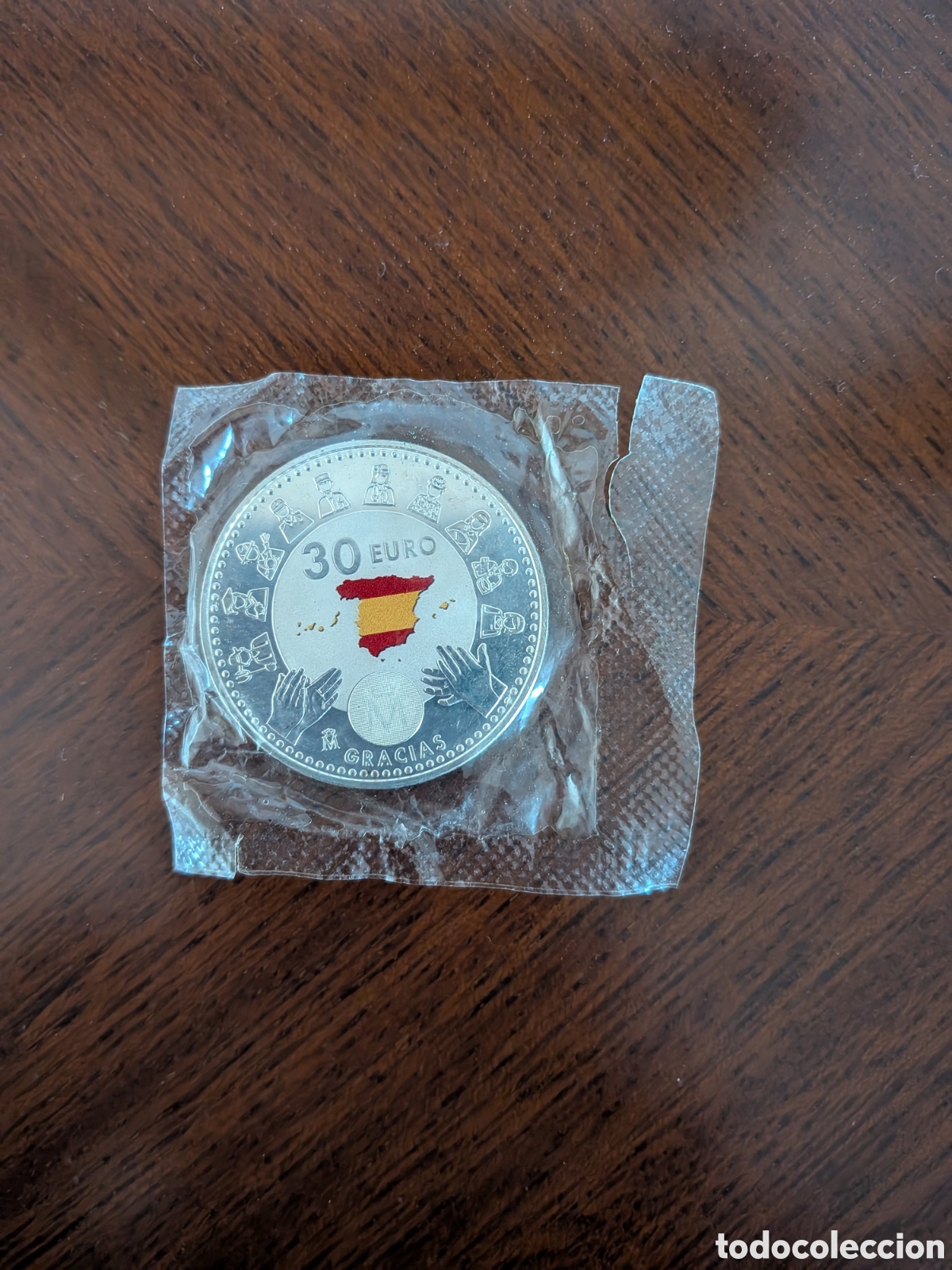 Monedas Franco: 30 Euros Plata Espa&ntilde;a 2020 - &rdquo;Gracias&rdquo; Homenaje COVID-19 - SC (Sin Circular)