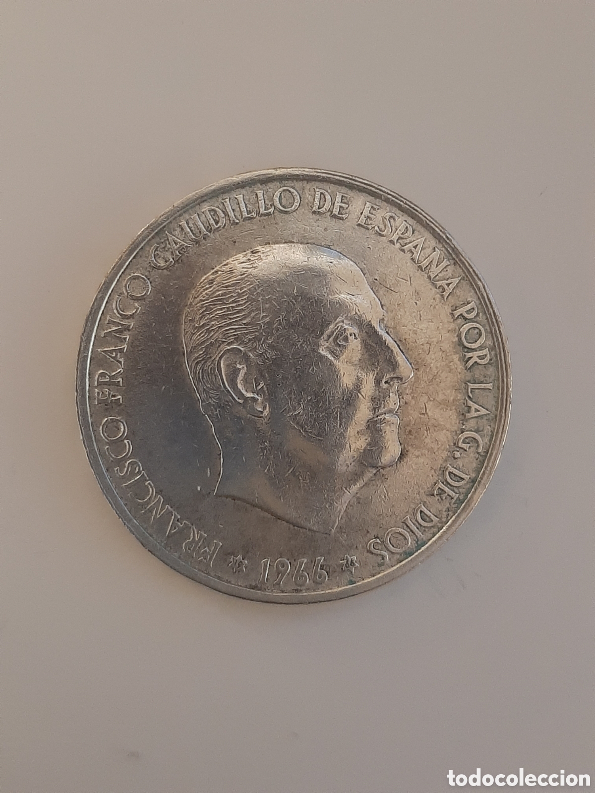 Monedas Franco: ESTADO ESPA&Ntilde;OL 100 PESETAS 1966 ESTRELLAS 19/66 PLATA