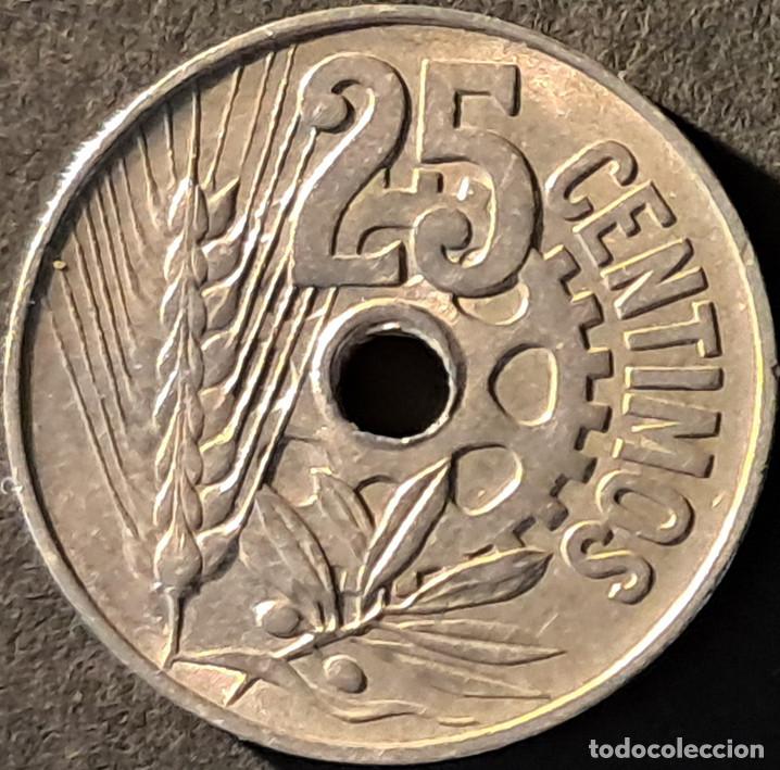 Monedas Franco: Espa&ntilde;a/Spain 25 c&eacute;ntimos 1934 KM#751 Segunda Rep&uacute;blica - Circulada