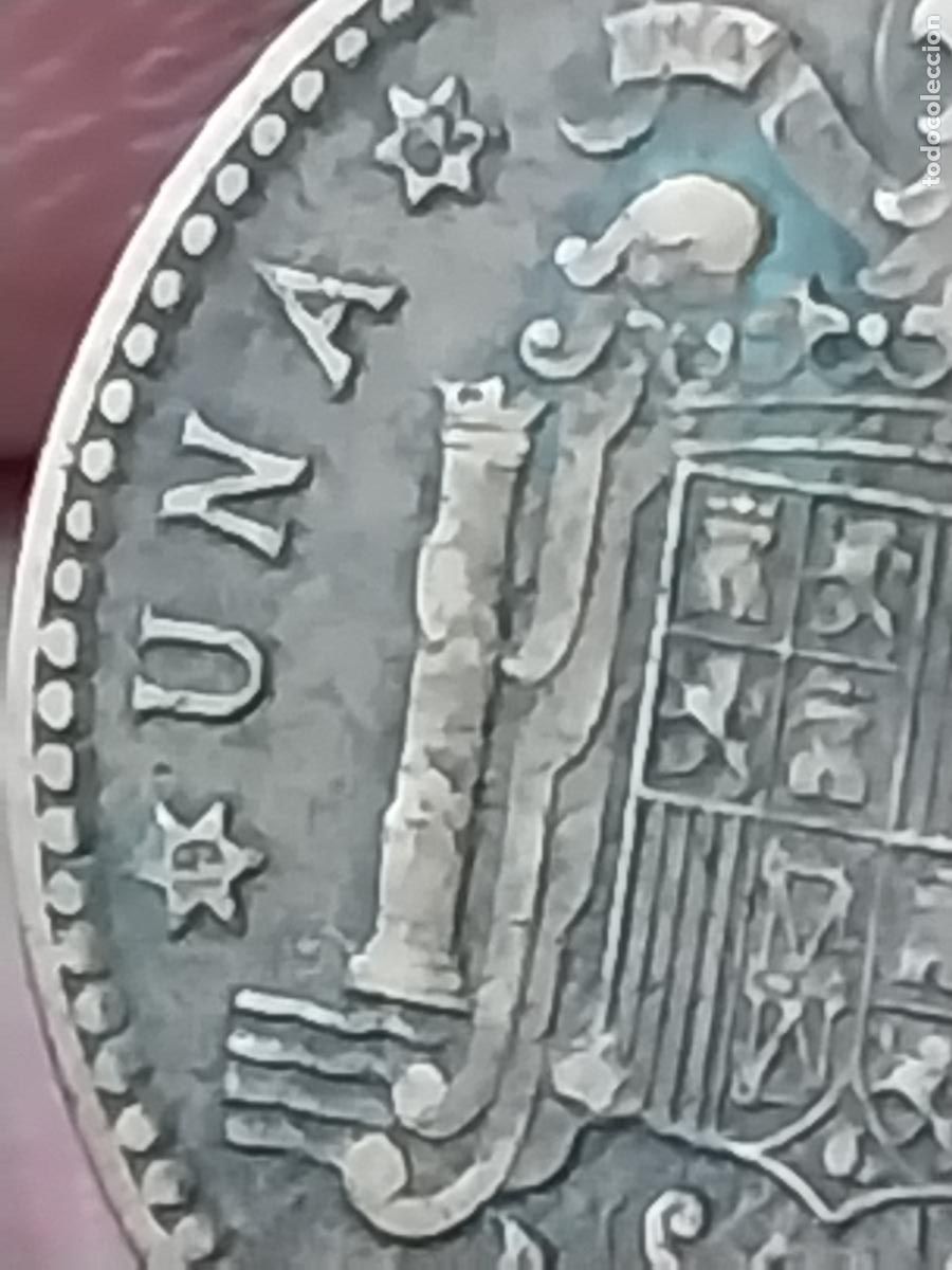 Monedas Franco: PESETA 1953 ESTRELLAS 19 62 ESTADO ESPA&Ntilde;OL MONEDA CIRCULADA ORIGINAL --..**