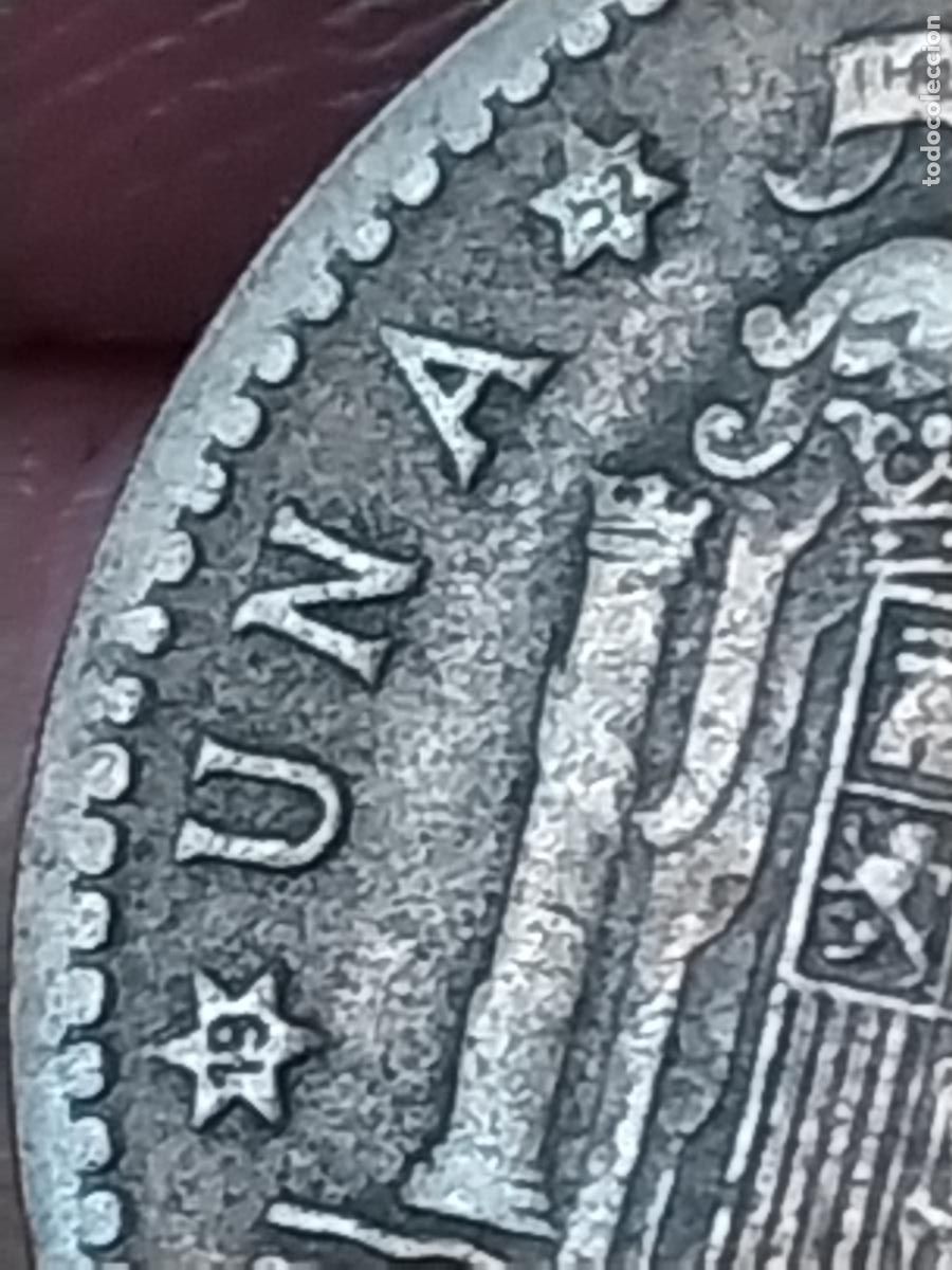 Monedas Franco: PESETA 1947 ESTRELLAS 19 52 ESTADO ESPA&Ntilde;OL MONEDA CIRCULADA ORIGINAL ..**..-