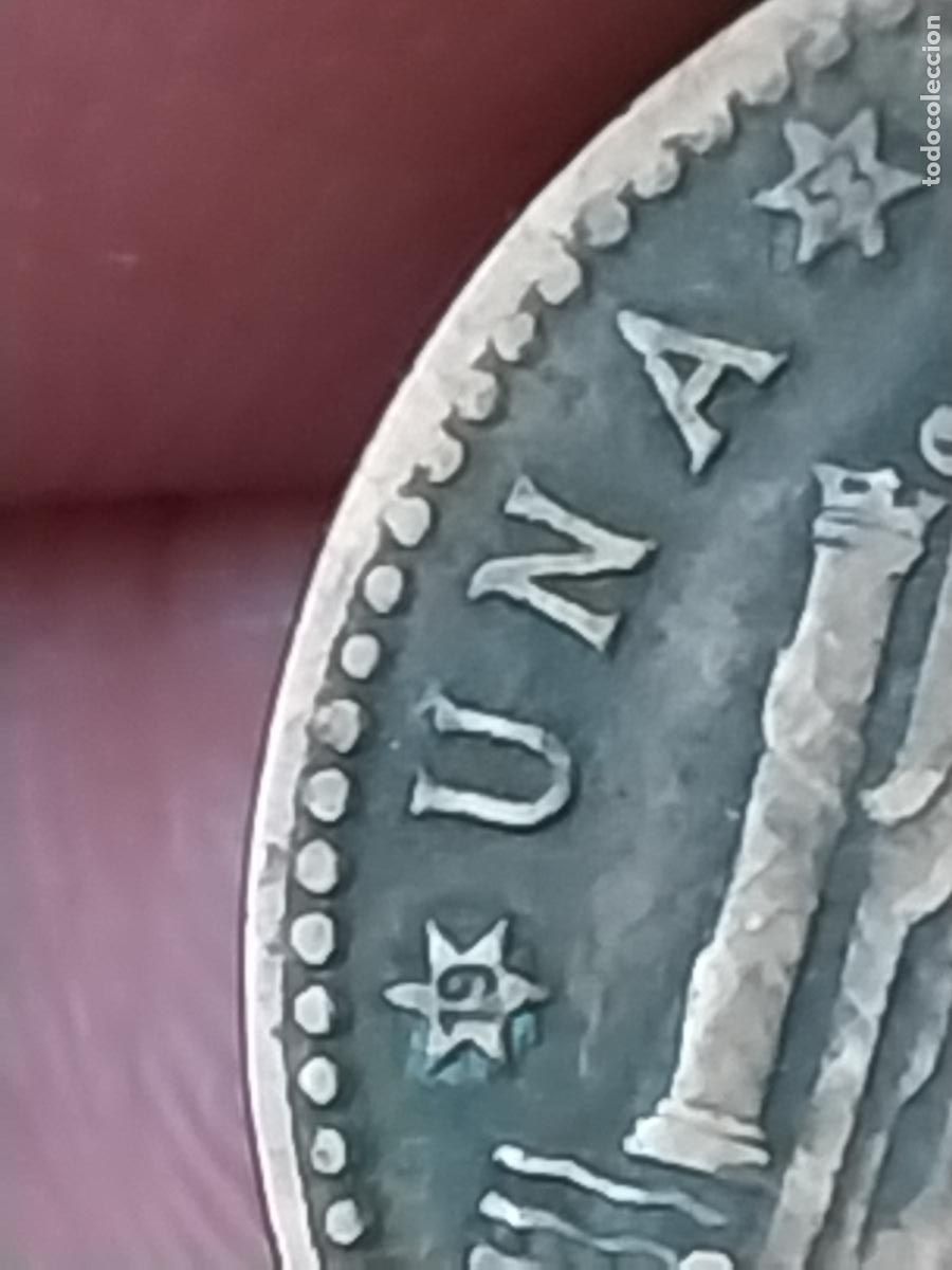 Monedas Franco: PESETA 1947 ESTRELLAS 19 53 ESTADO ESPA&Ntilde;OL MONEDA CIRCULADA ORIGINAL -.**...**...-&acute;--