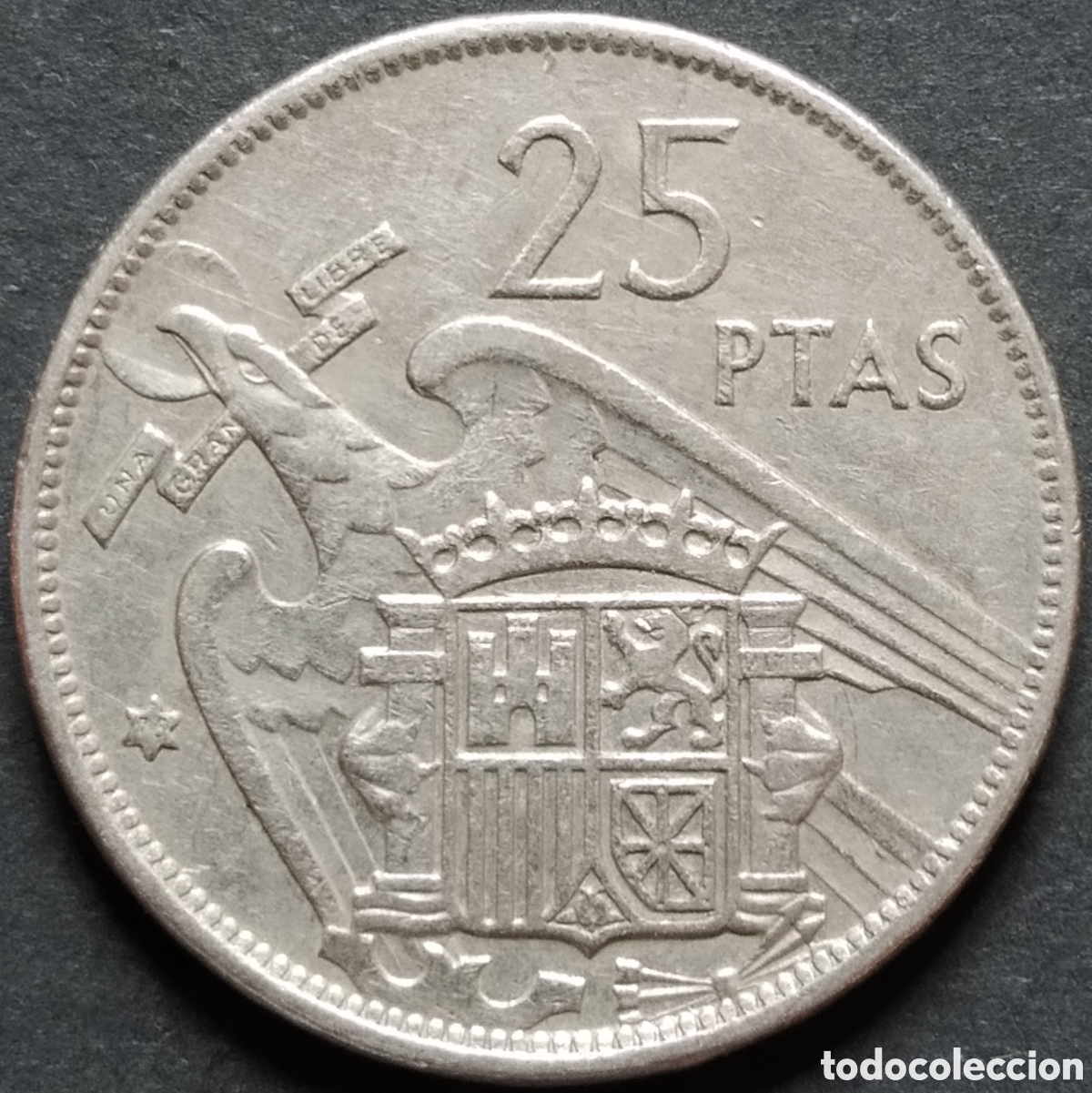 Monedas Franco: MONEDA - ESPA&Ntilde;A 25 PESETAS 1957 (*75)