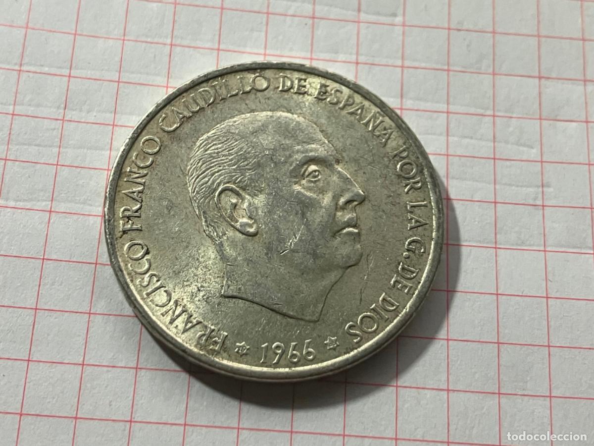 Monedas Franco: Espa&ntilde;a - Moneda plata 100 pesetas Franco - 1966 *68 - Muy buen estado