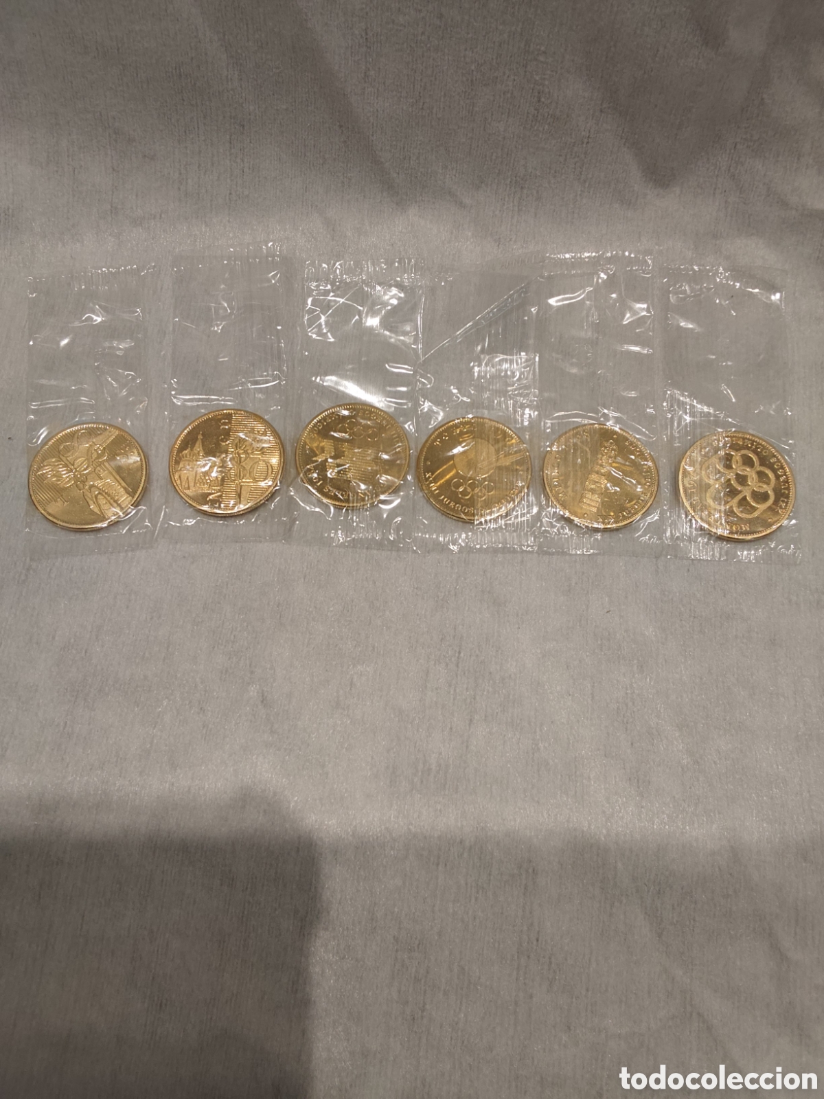 Monedas Franco: Lote 6 Monedas Ol&iacute;mpicas Barcelona 92 Blister