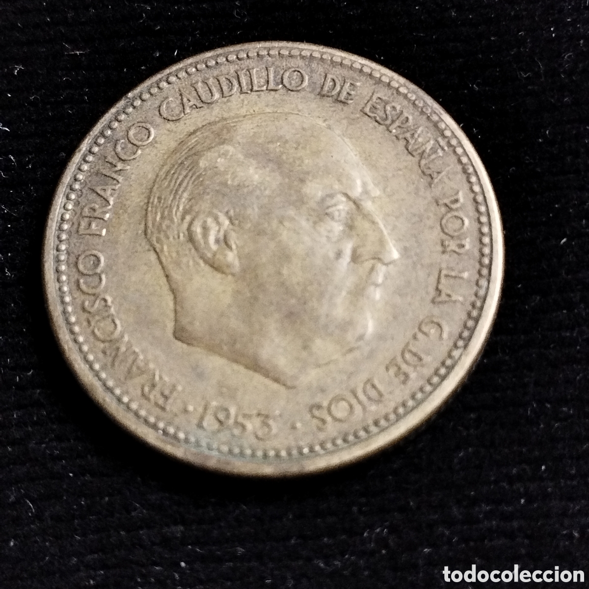 Monedas Franco: Moneda 250 pesetas. 1953 *54. Estado Espa&ntilde;ol. BC - Foto 1