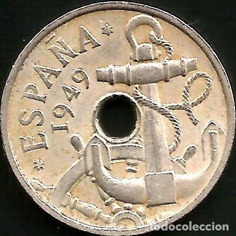 Monedas Franco: ESPA&Ntilde;A 1949 *51 - 50 CENTIMOS - KM 777 - CIRCULADA