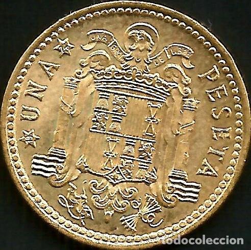 Monedas Franco: ESPA&Ntilde;A 1966 *74 - 1 PESETA - KM 796 - CIRCULADA
