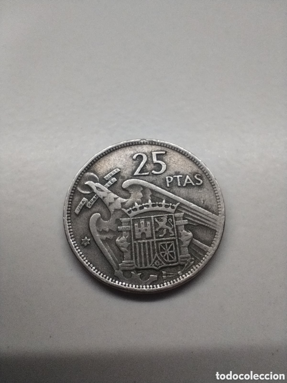 Monedas Franco: Moneda 25 pesetas 1957