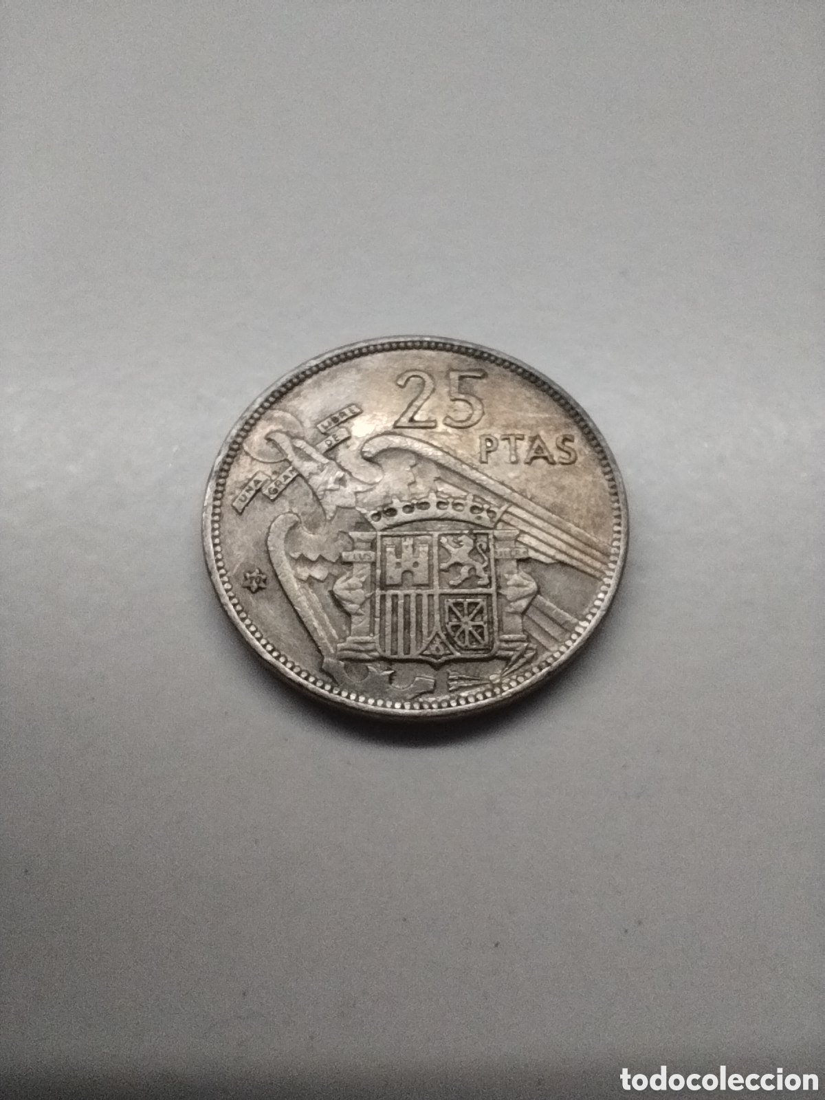 Monedas Franco: Moneda 25 pesetas 1957