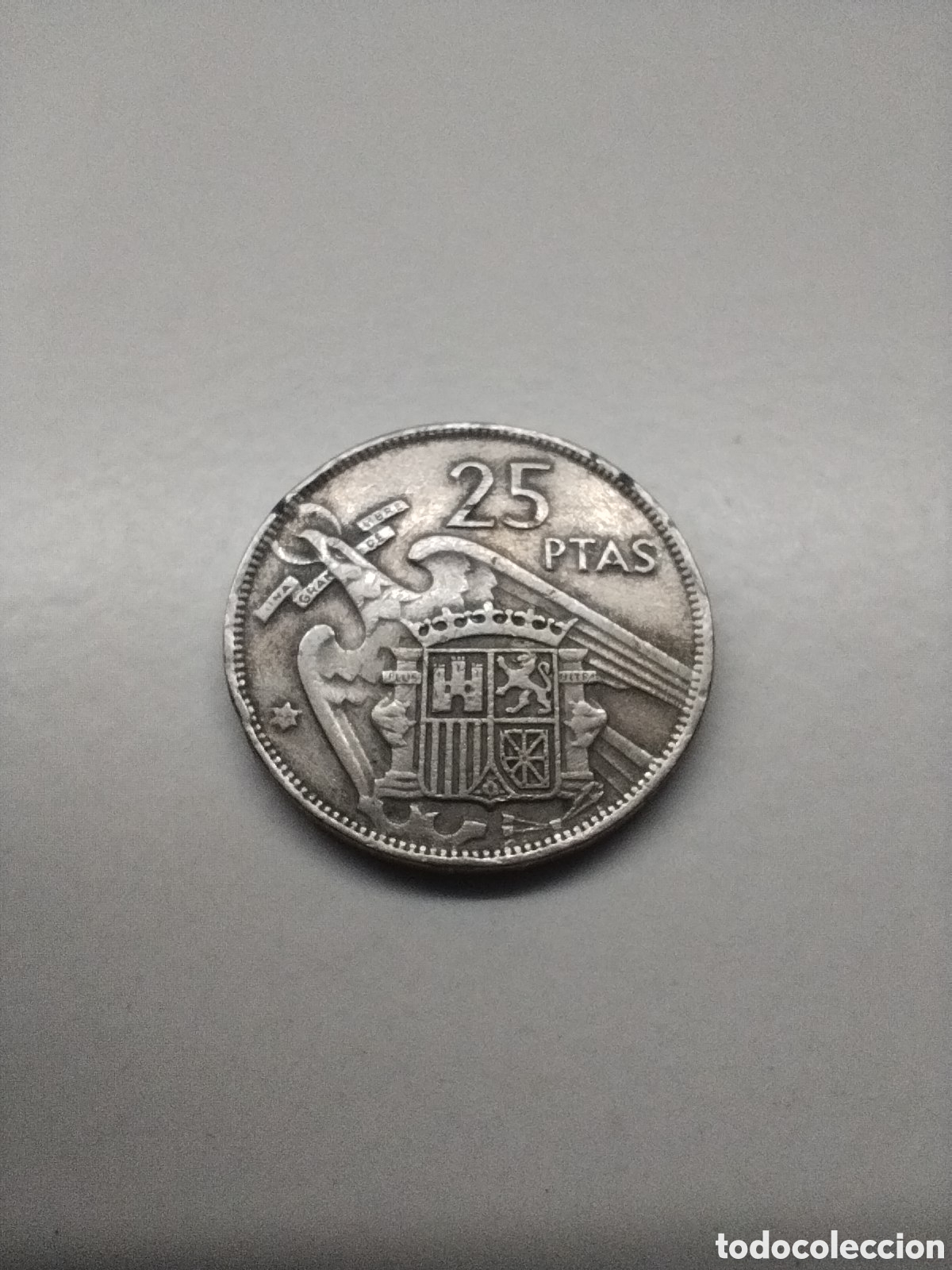 Monedas Franco: Moneda 25 pesetas 1957