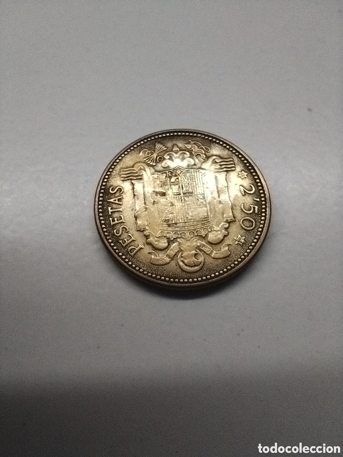 Monedas Franco: Moneda 2'5 pesetas 1953