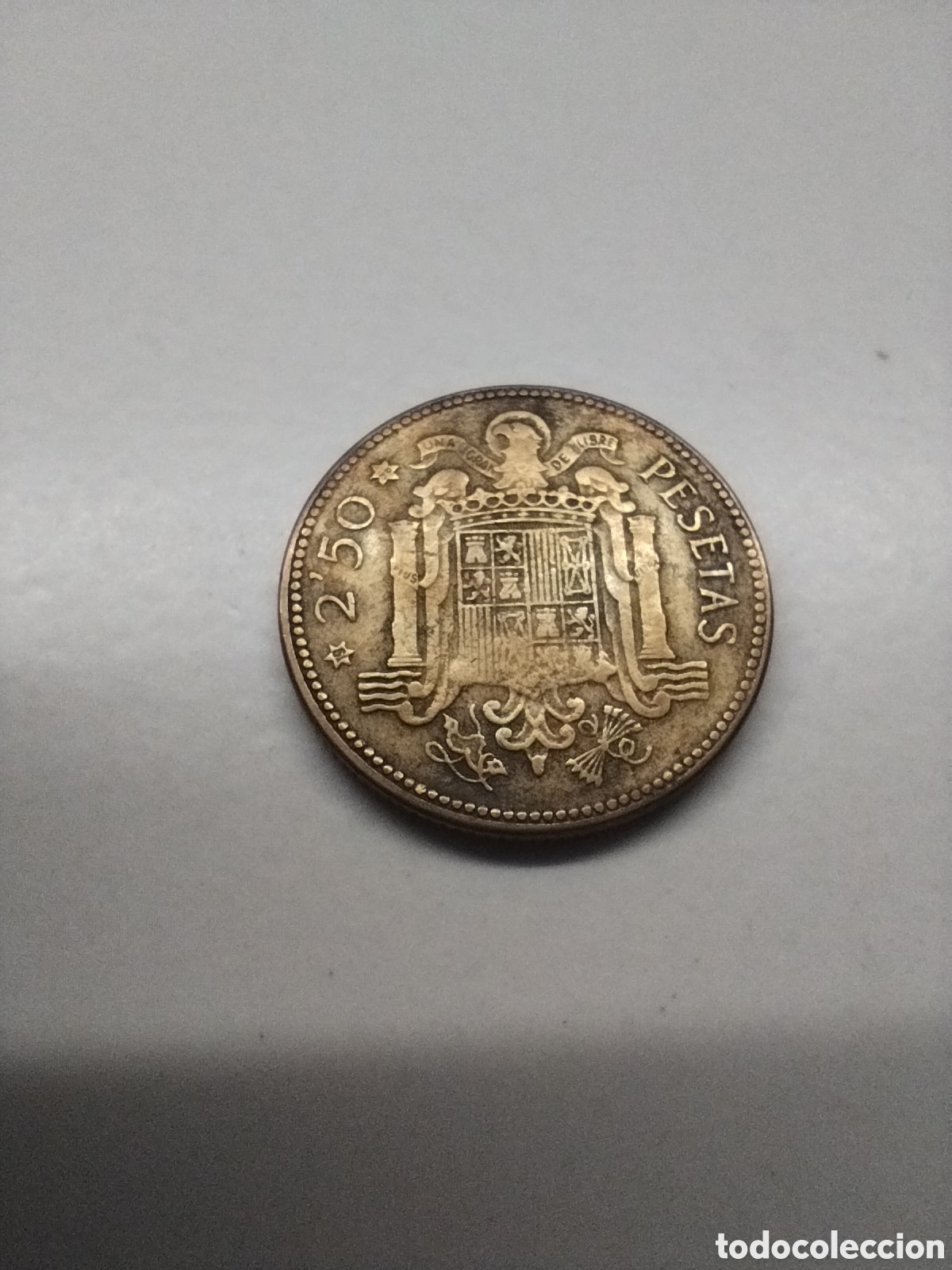Monedas Franco: Moneda 2'5 pesetas 1953