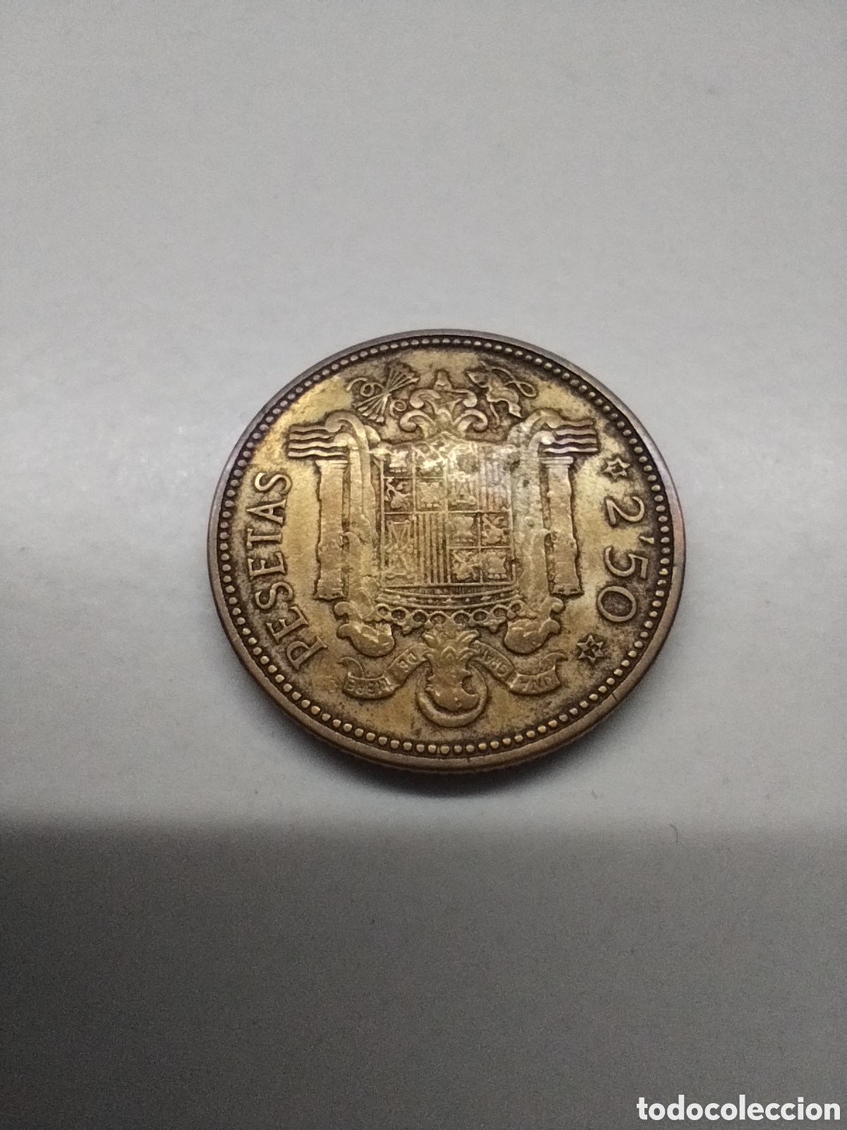 Monedas Franco: Moneda 2'5 pesetas 1953