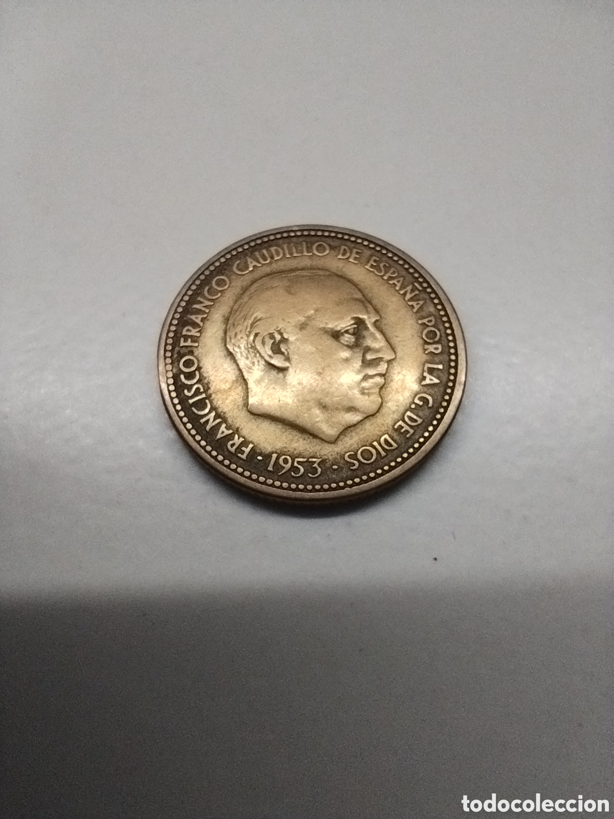 Monedas Franco: Moneda 25 pesetas 1953 - Foto 2