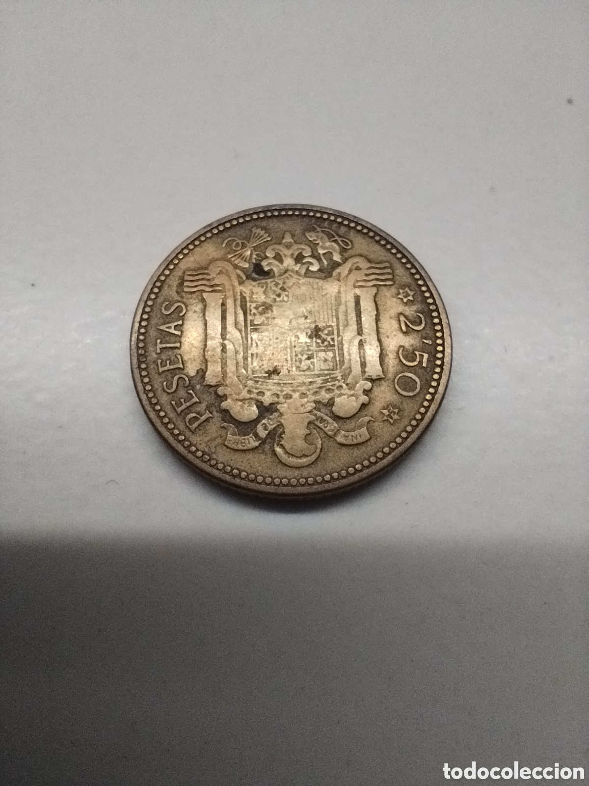 Monedas Franco: Moneda 2'5 pesetas 1953