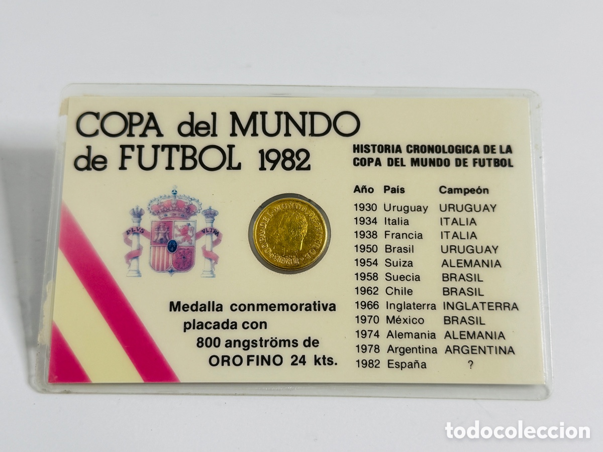 Monedas Franco: Medalla conmemorativa Copa del Mundo de Futbol Espa&ntilde;a 1982
