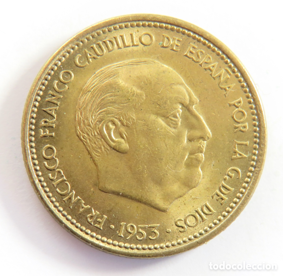 Monedas Franco: Moneda de 2,50 Pesetas 1953 *56 Franco Sin Circular Espa&ntilde;ola