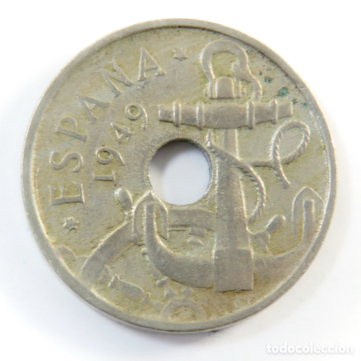 Monedas Franco: 50 C&eacute;ntimos 1949 *19 *Anep&iacute;grafa BC Franco