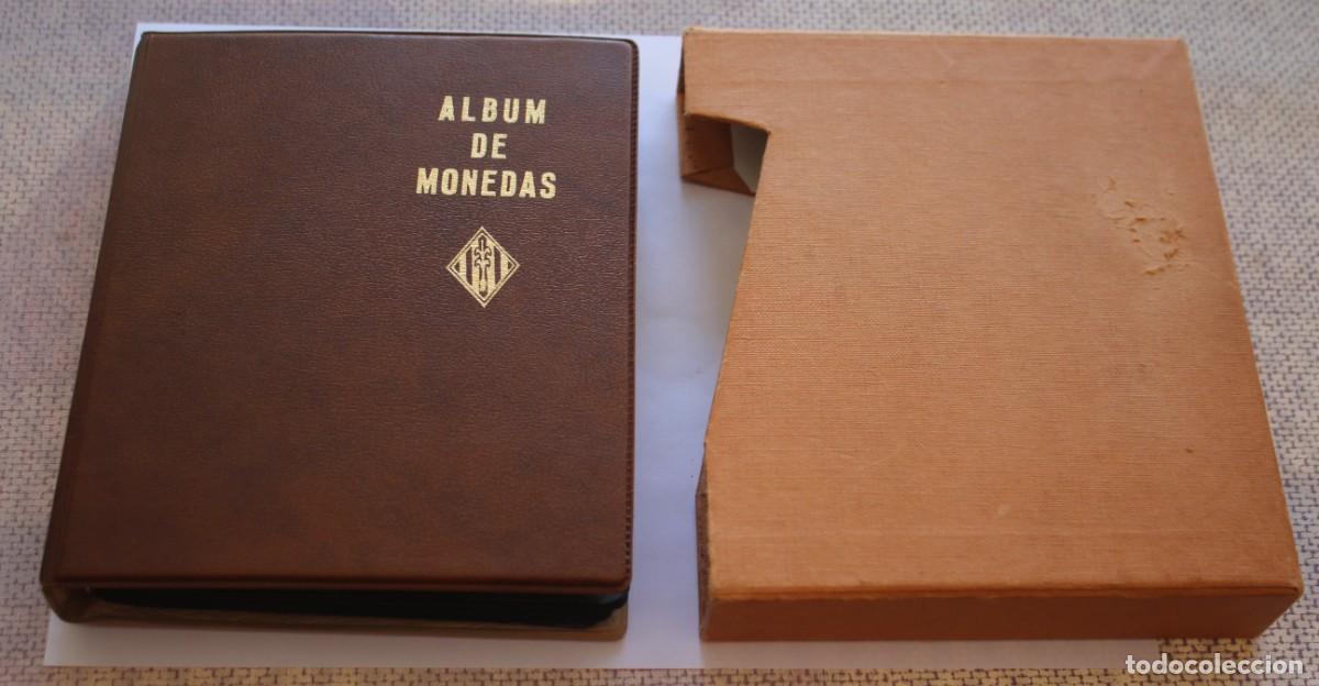 Franco Coins: &Aacute;LBUM FRANCO Y JUAN CARLOS I CON 155 MONEDAS DISTINTAS DE AMBAS COLECCIONES