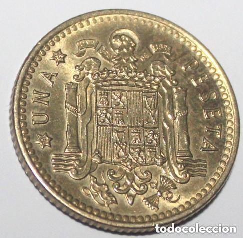 Moedas Franco: MONEDA DE 1 PESETA FRANCO 1966 ESTRELLA 74 SIN CIRCULAR
