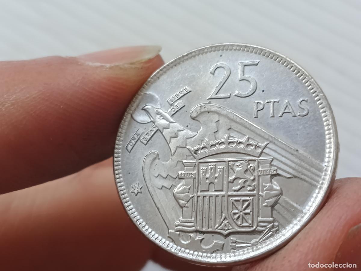 Monedas Franco: 25 PESETAS 1957 *75 SC - Foto 1