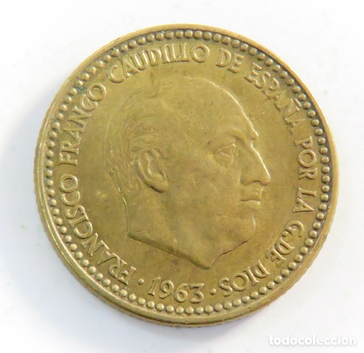 Monedas Franco: 1 Peseta 1963 *65 EBC- Franco Espa&ntilde;a Muy Bonita
