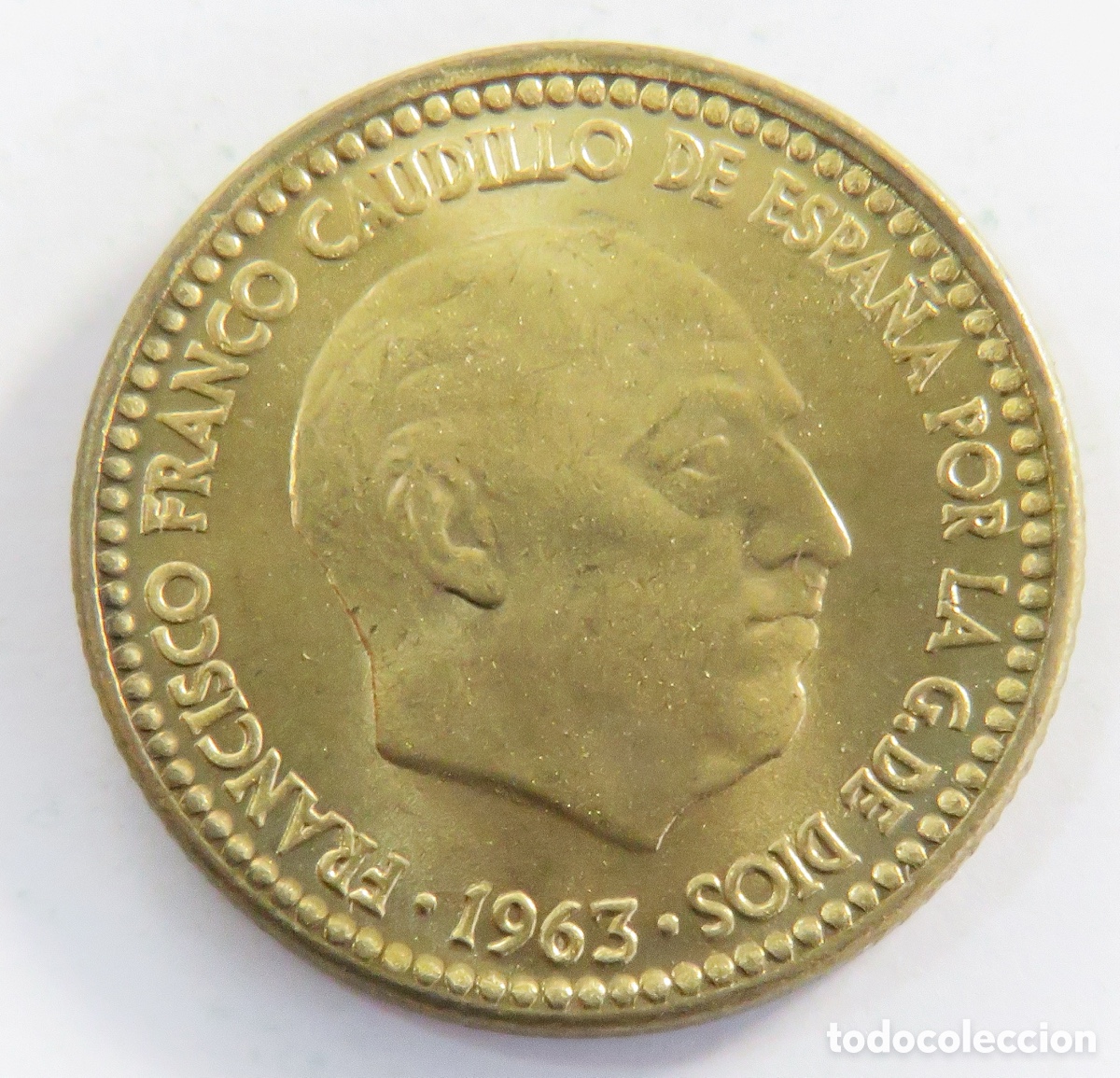 Monnaies Franco: Moneda de 1 Peseta 1963 *65 SC Franco Estado Espa&ntilde;ol