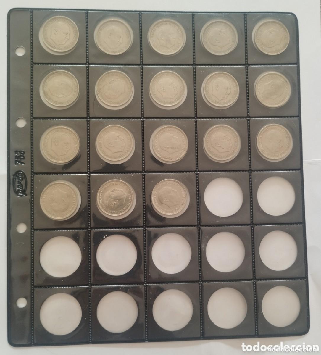 Monedas Franco: COLECCION COMPLETA DE 5 PESETAS FRANCO 1957 ESTRELLAS DEL 58 AL 75.