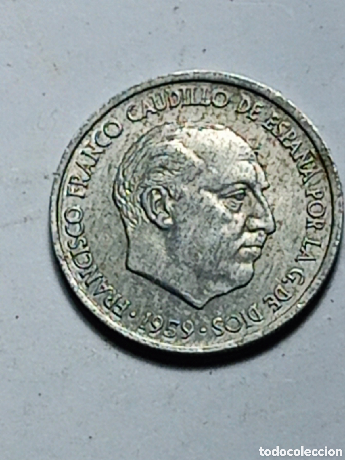 Monedas Franco: Moneda, Espa&ntilde;a, 10 Centimos, 1959 - Foto 2