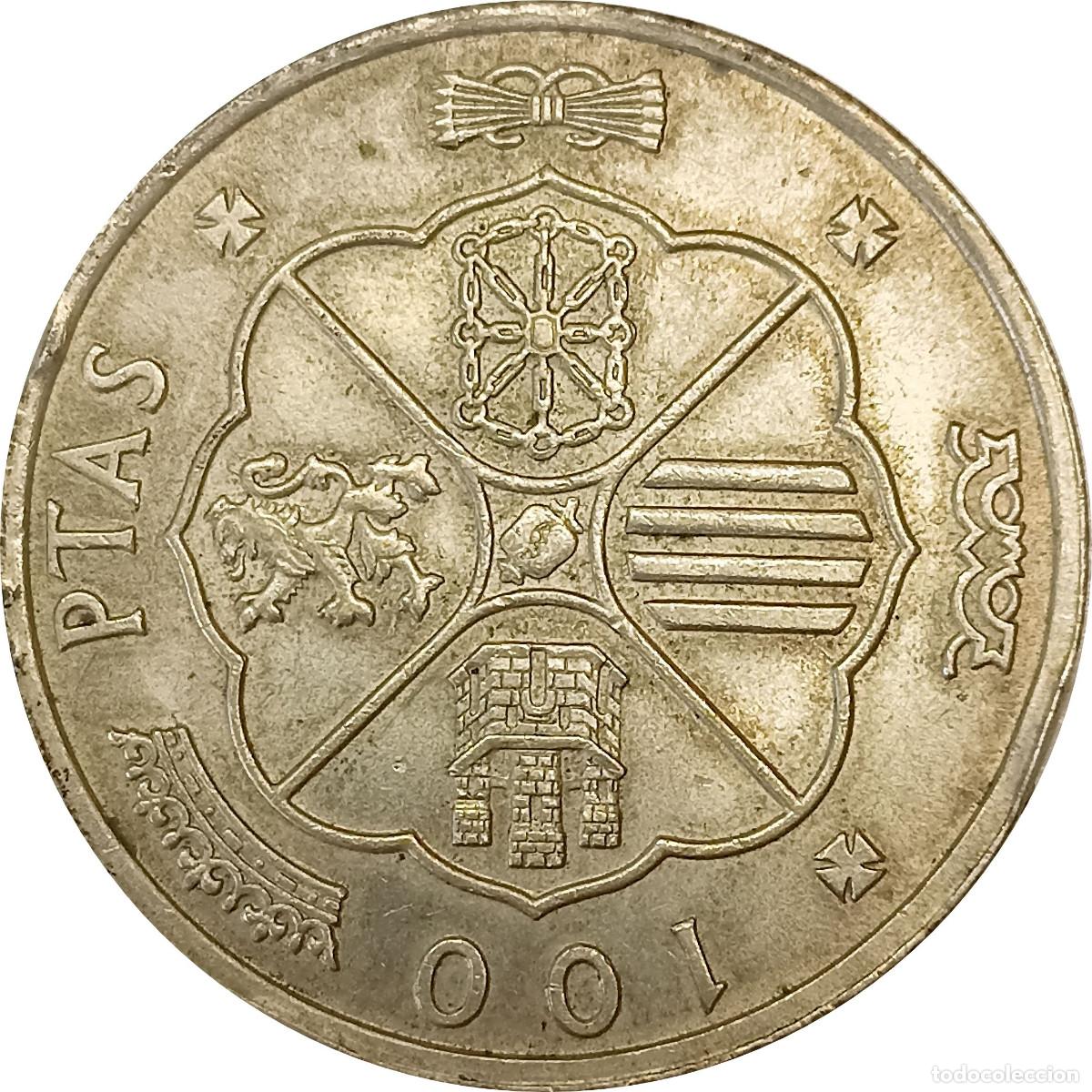 Monedas Franco: &Omega; Espa&ntilde;a. 100 pesetas de 1966 *66. (Franco). KM# 797. (556).