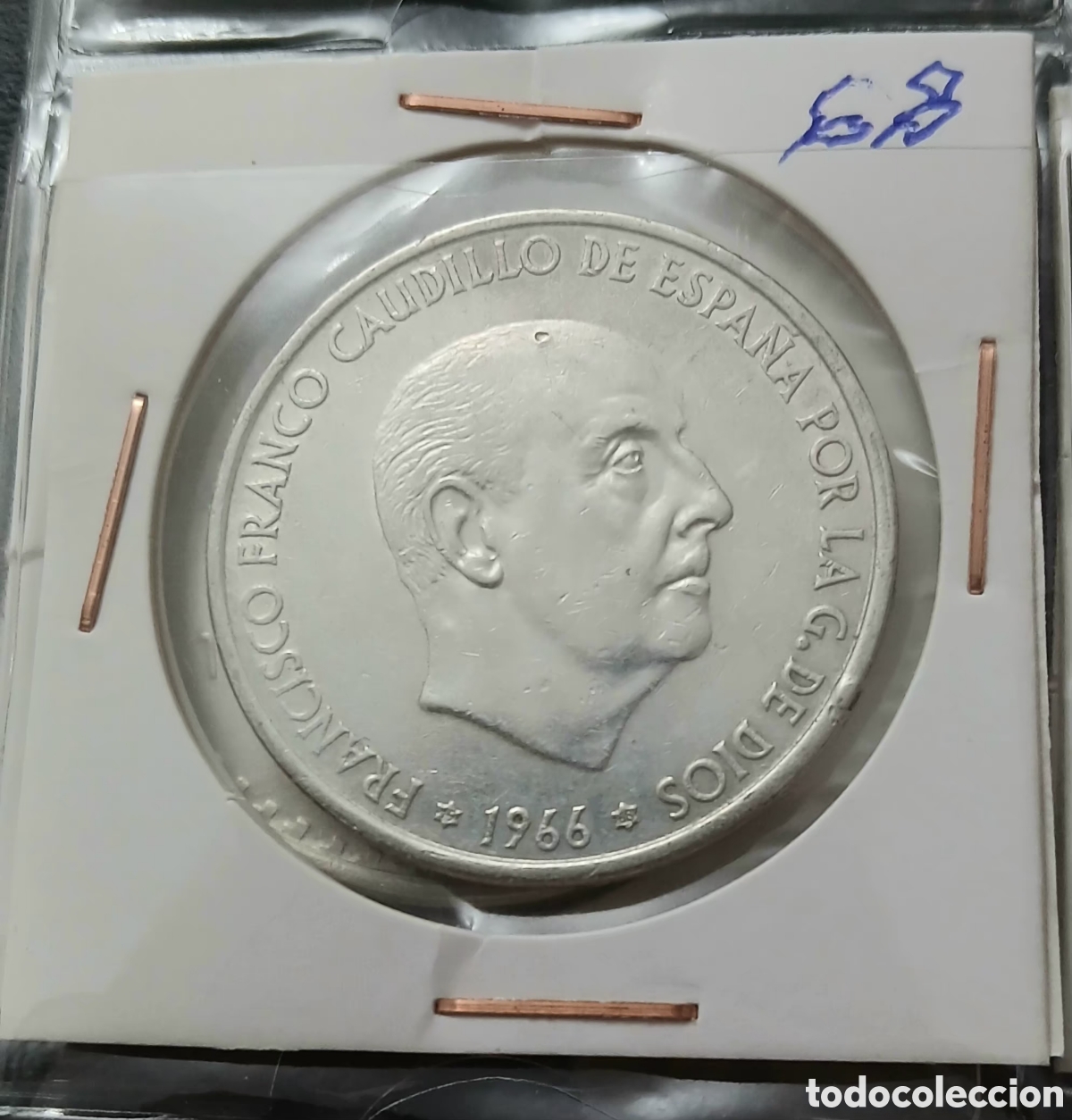 Monete Franco: MONEDA de PLATA 1966*68 EN EBC +++