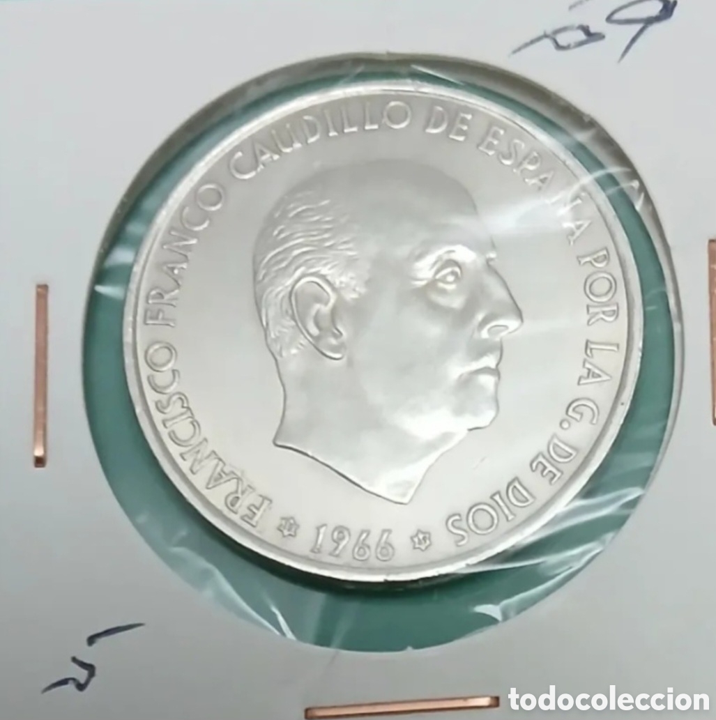 M&uuml;nzen unter Franco: MONEDA DE PLATA 100 PESETAS 1966*69 S/C