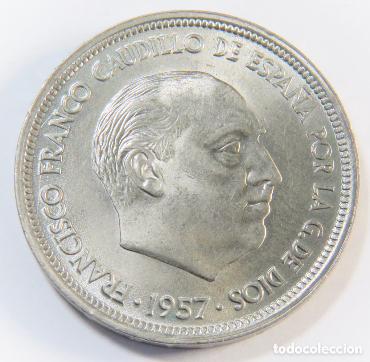 Monedas Franco: &iexcl;&iexcl; PRECIOSA 50 Pesetas *59 !! SC Brillo Brutal Colecci&oacute;n