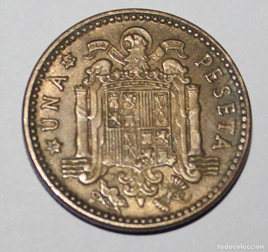 Monete Franco: MONEDA DE 1 PESETA FRANCO 1963 ESTRELLA 65 (FOTO)