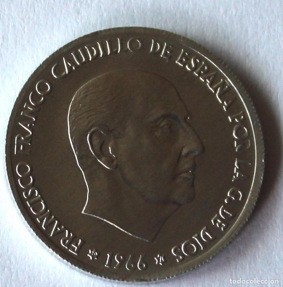 Monedas Franco: 50 C&Eacute;NTIMOS 1966 ESTRELLA 71 SIN CIRCULAR